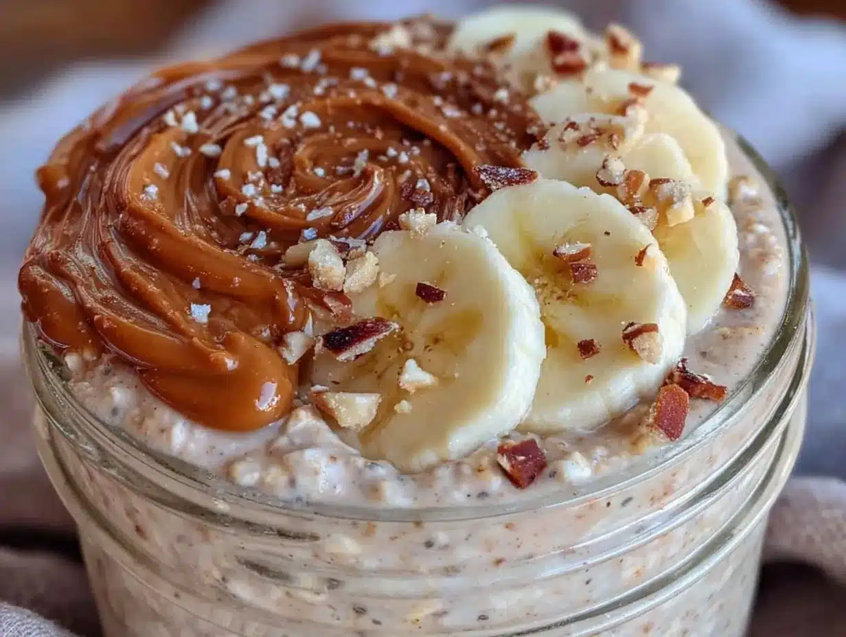 Budget-Friendly Peanut Butter Banana Overnight Oats: 1 Ingredient Wont Break Bank 4 budget-friendly peanut butter banana overnight oats preparation steps