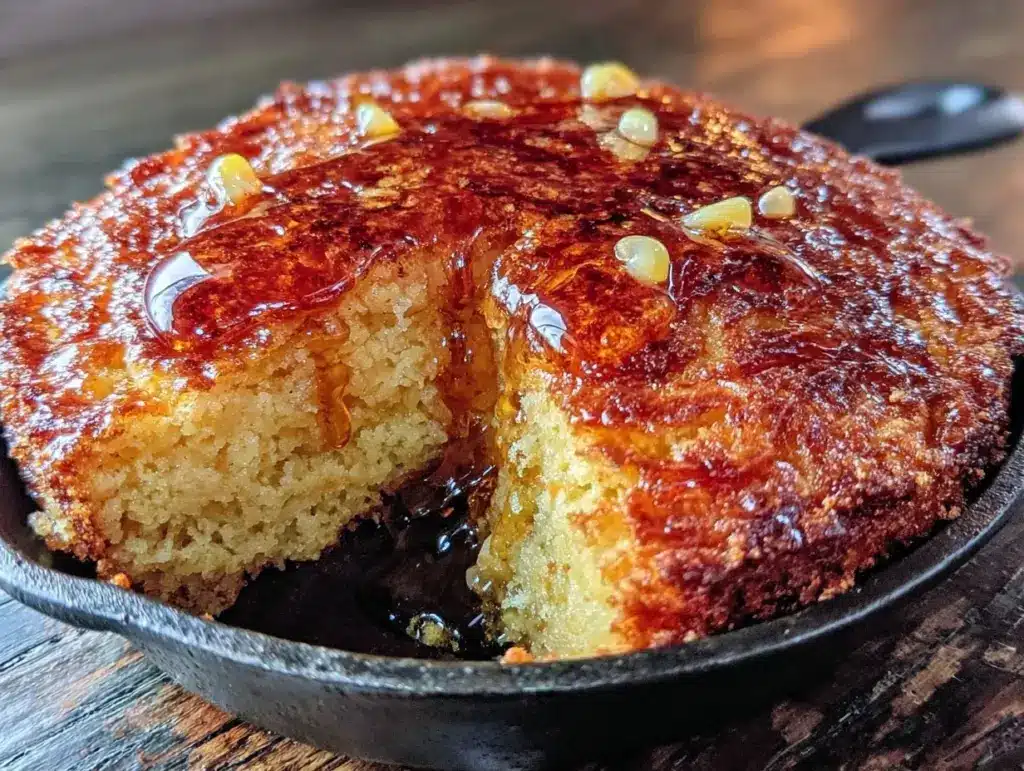 Buttery Cast Iron Cornbread - featured image