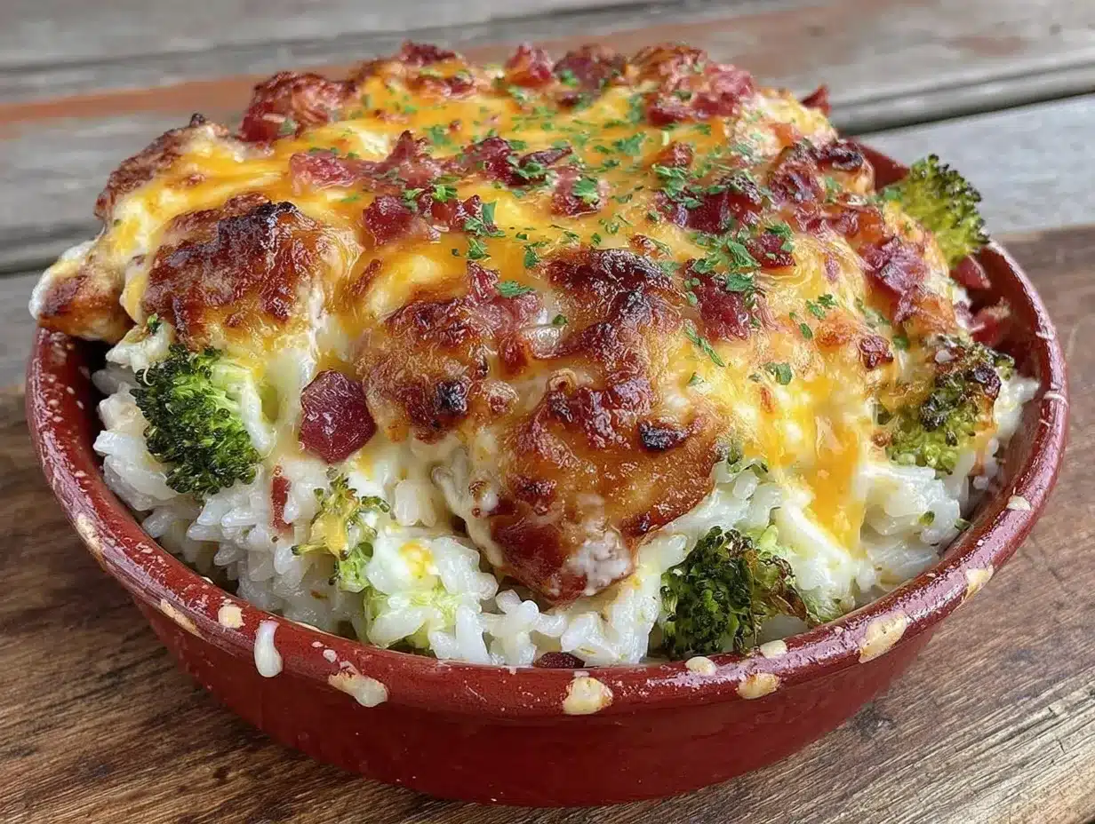 Cheesy Chicken Broccoli Rice Casserole: Best Self-Care Comfort Meal 4 cheesy chicken broccoli rice casserole preparation steps