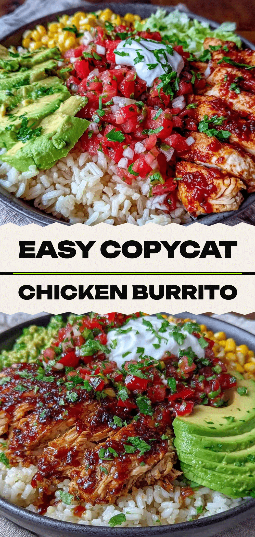 Copycat Chipotle Chicken Burrito Bowls: Grill Smoke & Meal Prep 5 Copycat Chipotle Chicken Burrito Bowls recipe