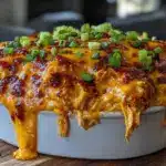 creamy buffalo chicken dip - featured image