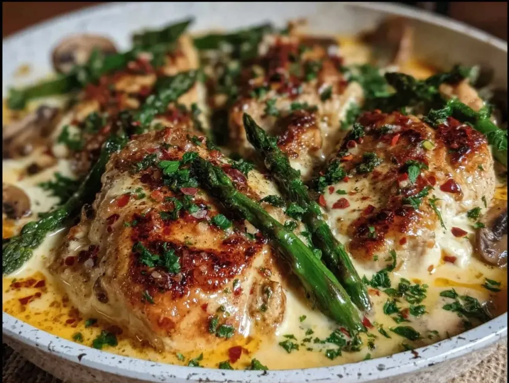 creamy garlic parmesan chicken - featured image
