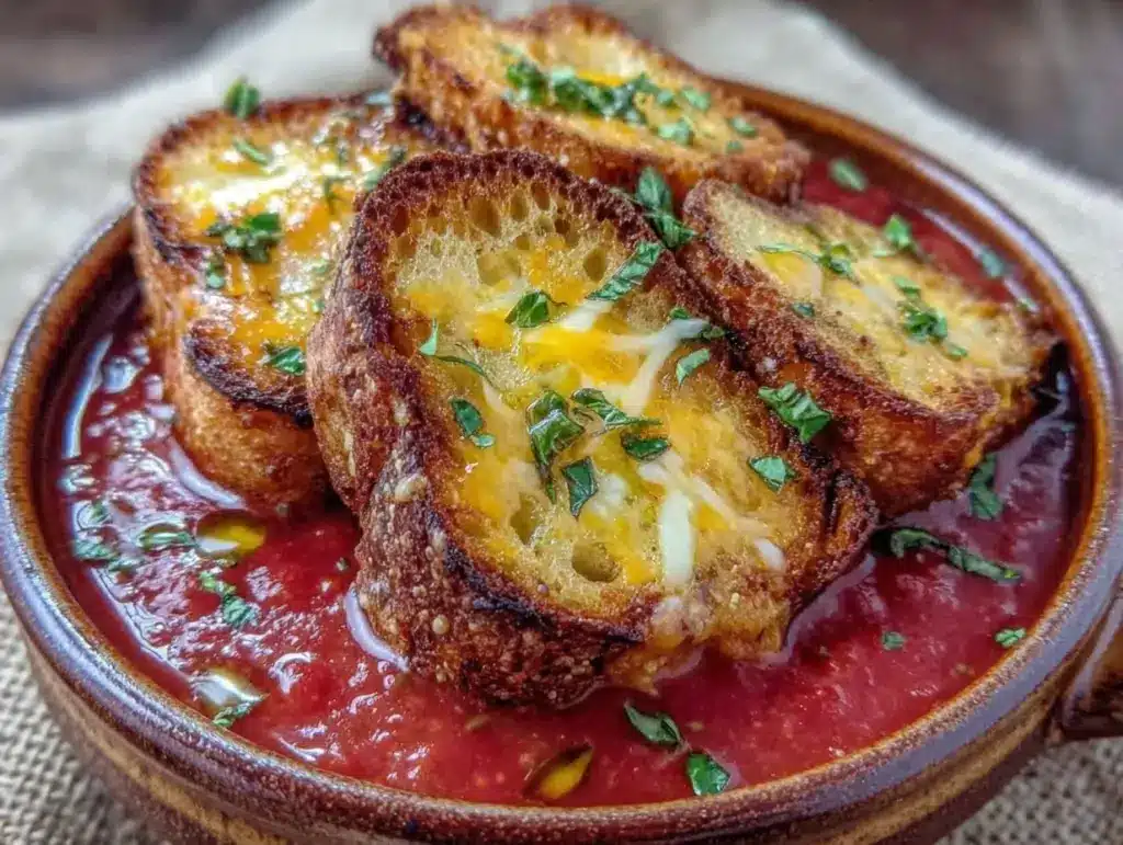 creamy tomato basil soup - featured image