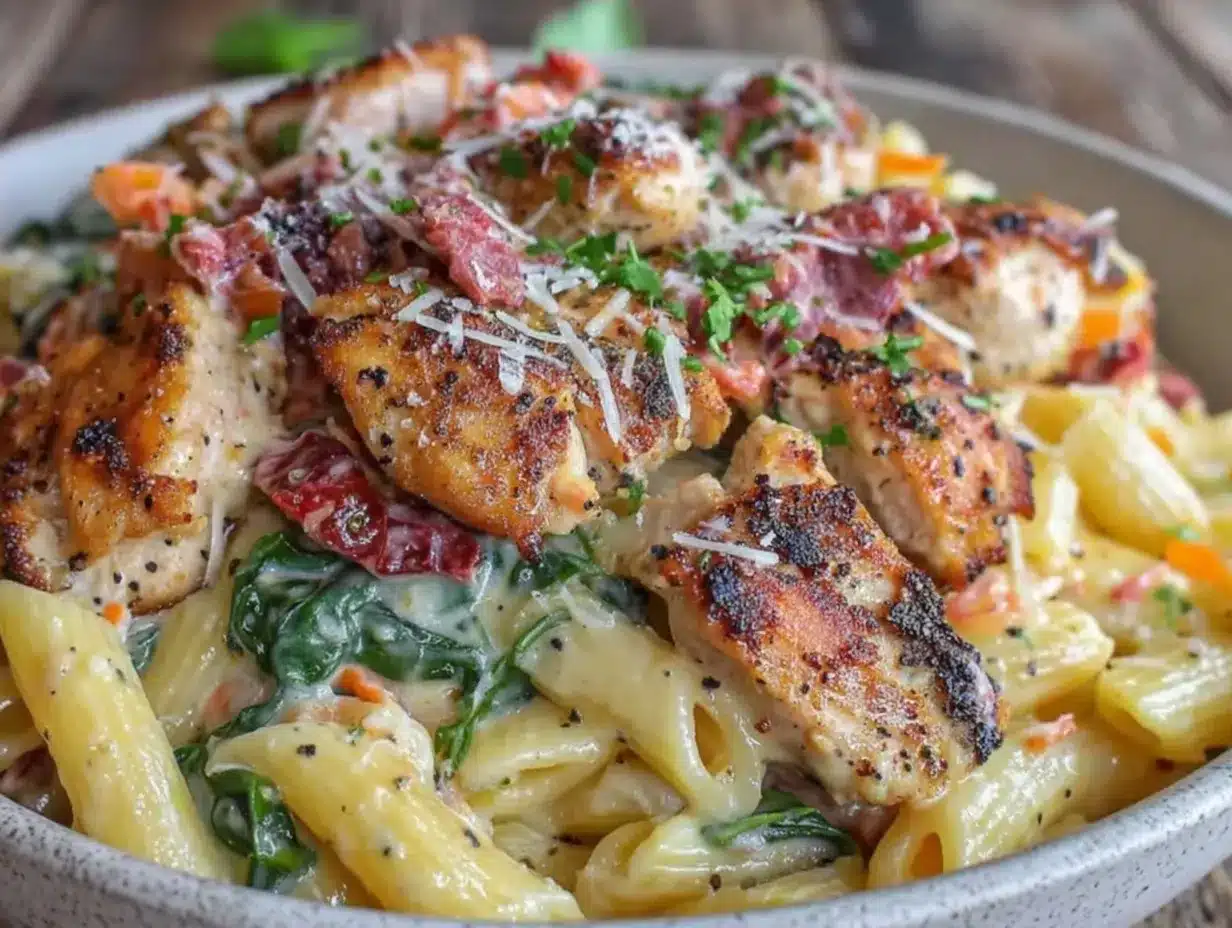 Creamy Tuscan Chicken Pasta: The One Trick for Perfect Cream 4 creamy tuscan chicken pasta preparation steps