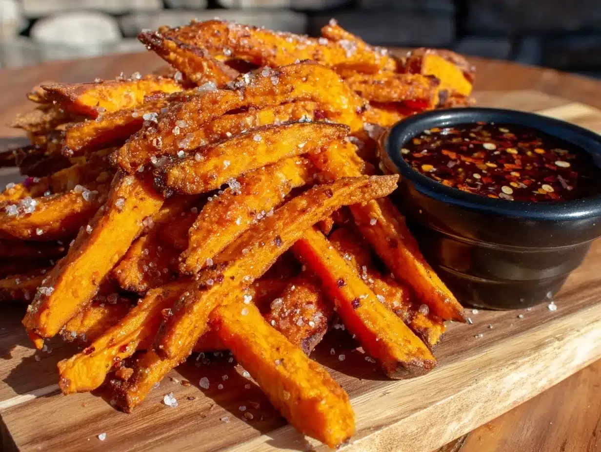 Crispy Air Fryer Sweet Potato Fries: 5-Step Grill Side 4 crispy air fryer sweet potato fries preparation steps