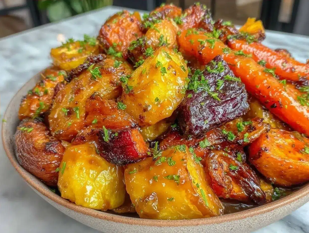Crispy Maple Dijon Roasted Veggies: The One Trick for Crispy Veggies 4 Crispy Maple Dijon Roasted Veggies preparation steps