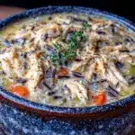 crockpot chicken wild rice soup - featured image