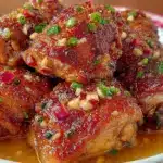crockpot honey garlic chicken - featured image