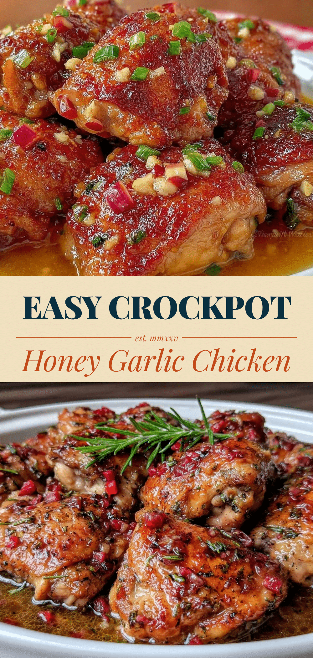 Crockpot Honey Garlic Chicken: Easy 8-Hour Set & Forget 5 crockpot honey garlic chicken recipe