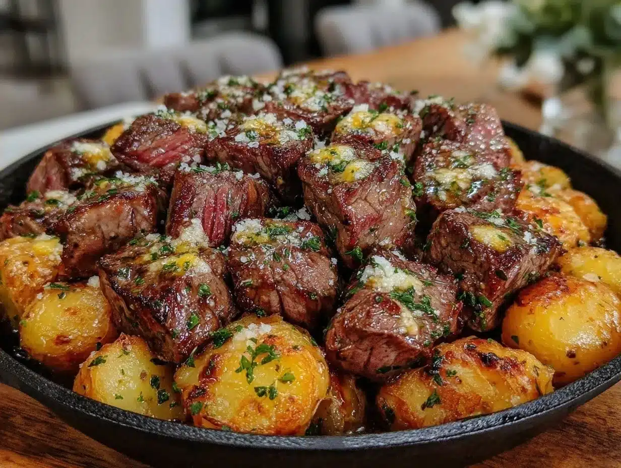 Easy Garlic Butter Steak Bites: The Foolproof Weeknight Dinner 4 easy garlic butter steak bites preparation steps