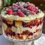 Easy Labor Day Berry Trifle - featured image