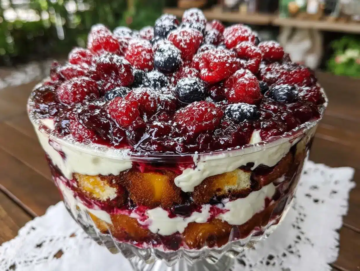 Easy Labor Day Berry Trifle: 5-Step Outdoor Dessert 4 Easy Labor Day Berry Trifle preparation steps