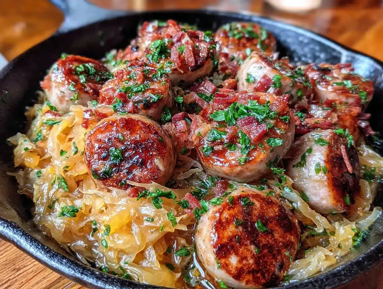 Easy Oktoberfest Bratwurst Skillet: 20-Min One-Pan Dinner 4 easy oktoberfest bratwurst skillet preparation steps