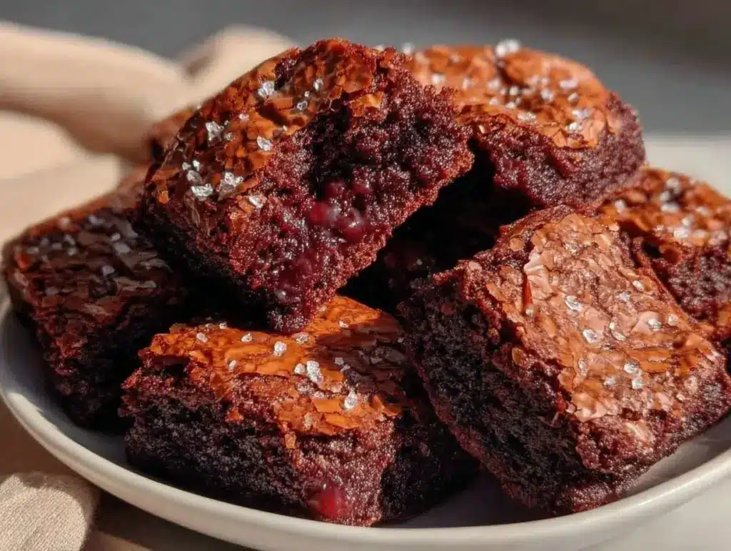 easy one-bowl brownies - featured image