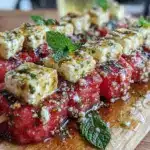 Easy Watermelon Feta Skewers - featured image