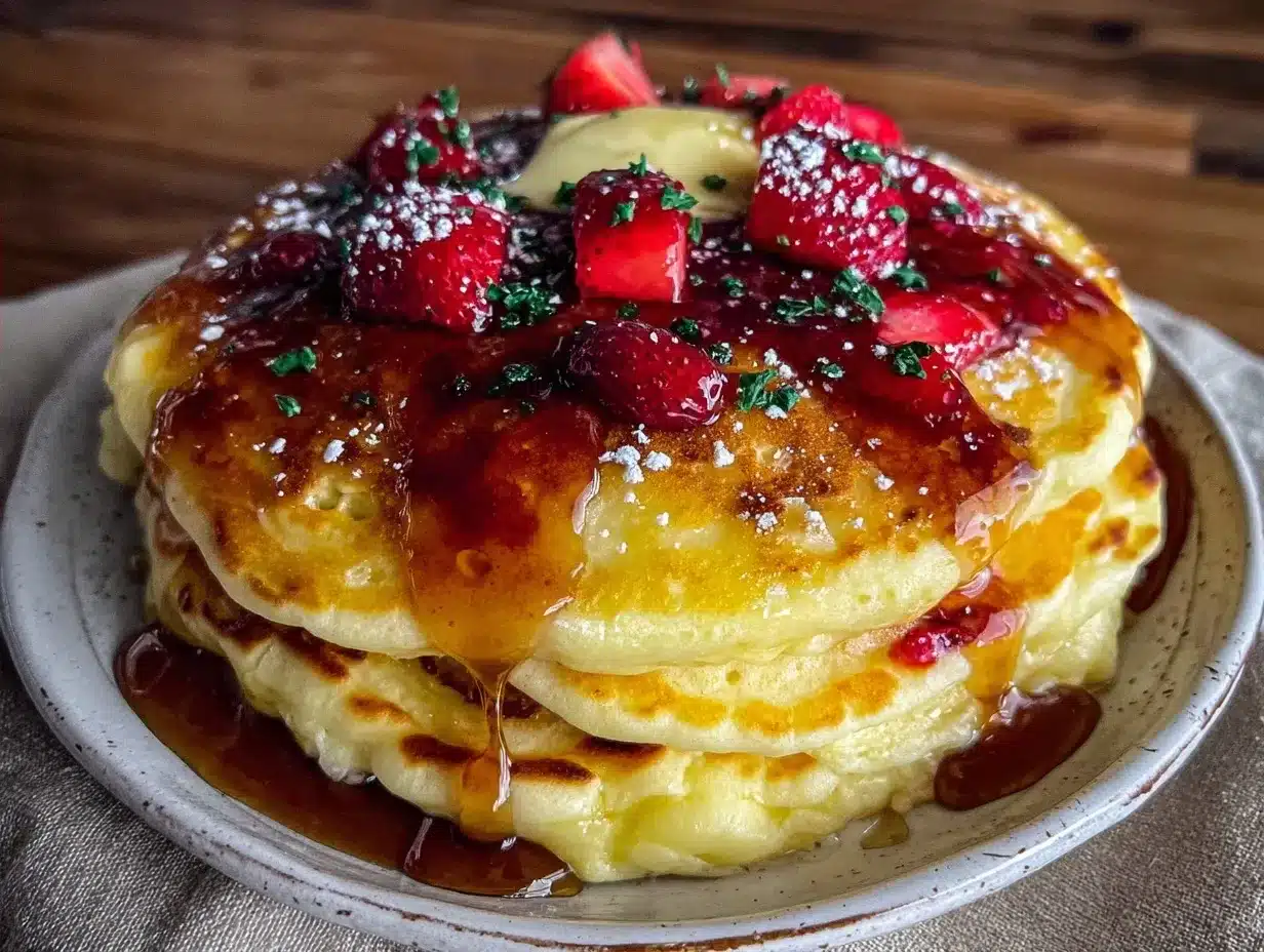 Extra-Fluffy Buttermilk Pancakes: Grandma’s 20-Minute Recipe 4 extra-fluffy buttermilk pancakes preparation steps