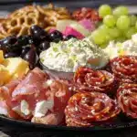 football charcuterie board - featured image
