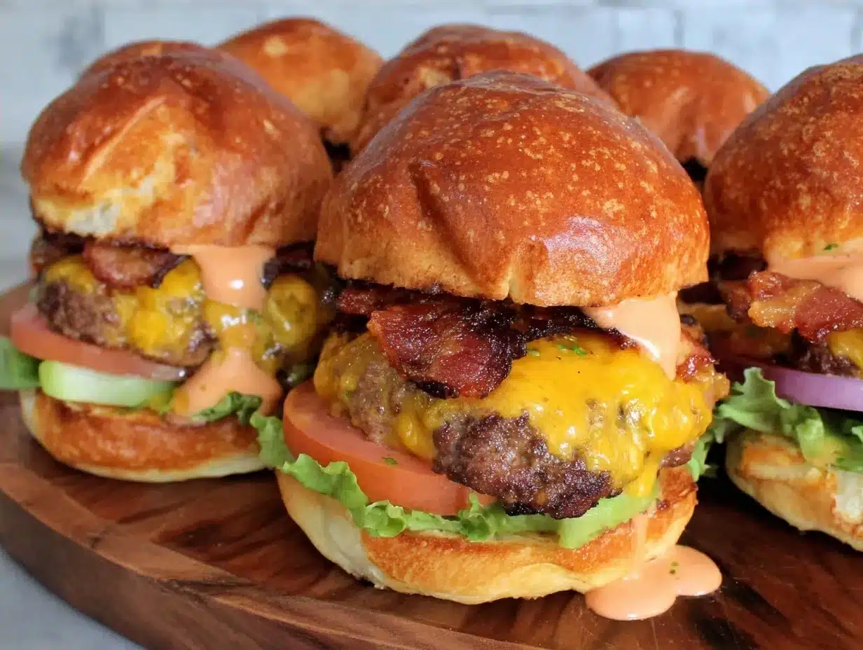 Football Tailgate Bacon Cheeseburger Sliders: The One Trick for Secret Sauce 4 Football Tailgate Bacon Cheeseburger Sliders preparation steps