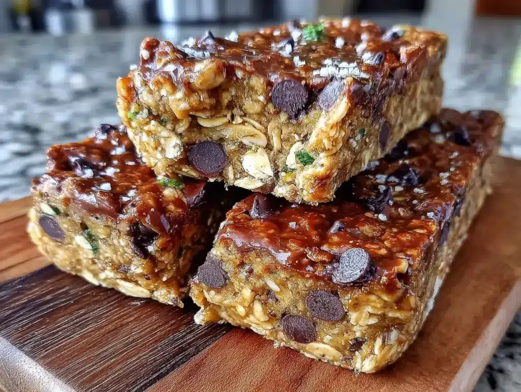 Grandma’s No-Bake Chocolate Chip Granola Bars - featured image