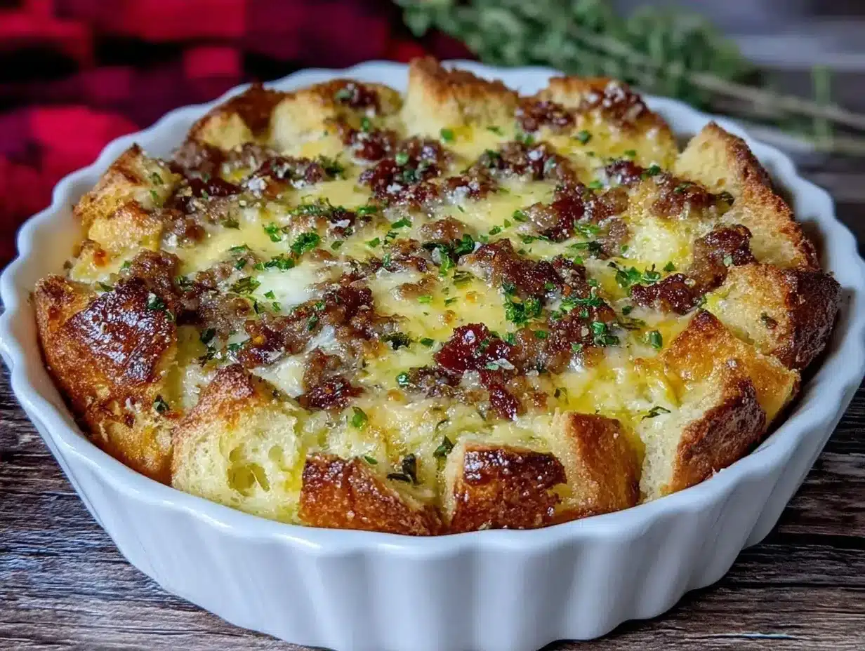 Make-Ahead Cheesy Sausage Breakfast Casserole: 3 Easy Tips 4 Make-Ahead Cheesy Sausage Breakfast Casserole preparation steps