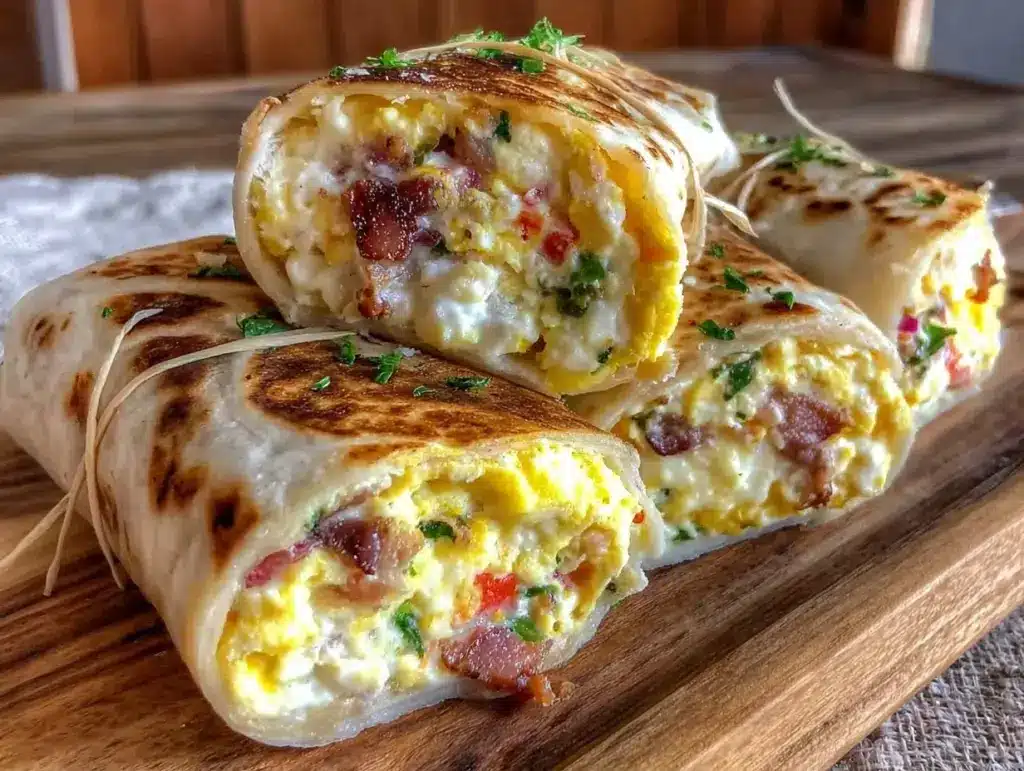 mini breakfast burritos - featured image
