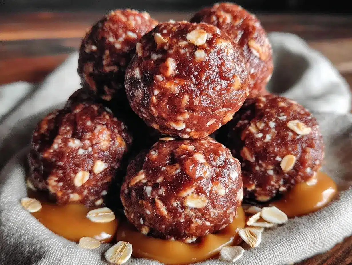 No-Bake Chocolate Peanut Butter Energy Balls: The Fat Ratio Trick 4 no-bake chocolate peanut butter energy balls preparation steps
