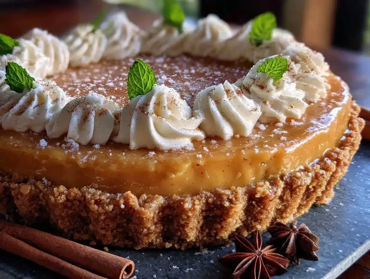 No-Bake Fall Pumpkin Pie: Easy 4-Ingredient Gingersnap Dessert 4 no-bake fall pumpkin pie preparation steps