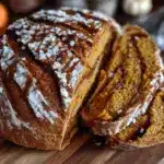 pumpkin sourdough bread - featured image