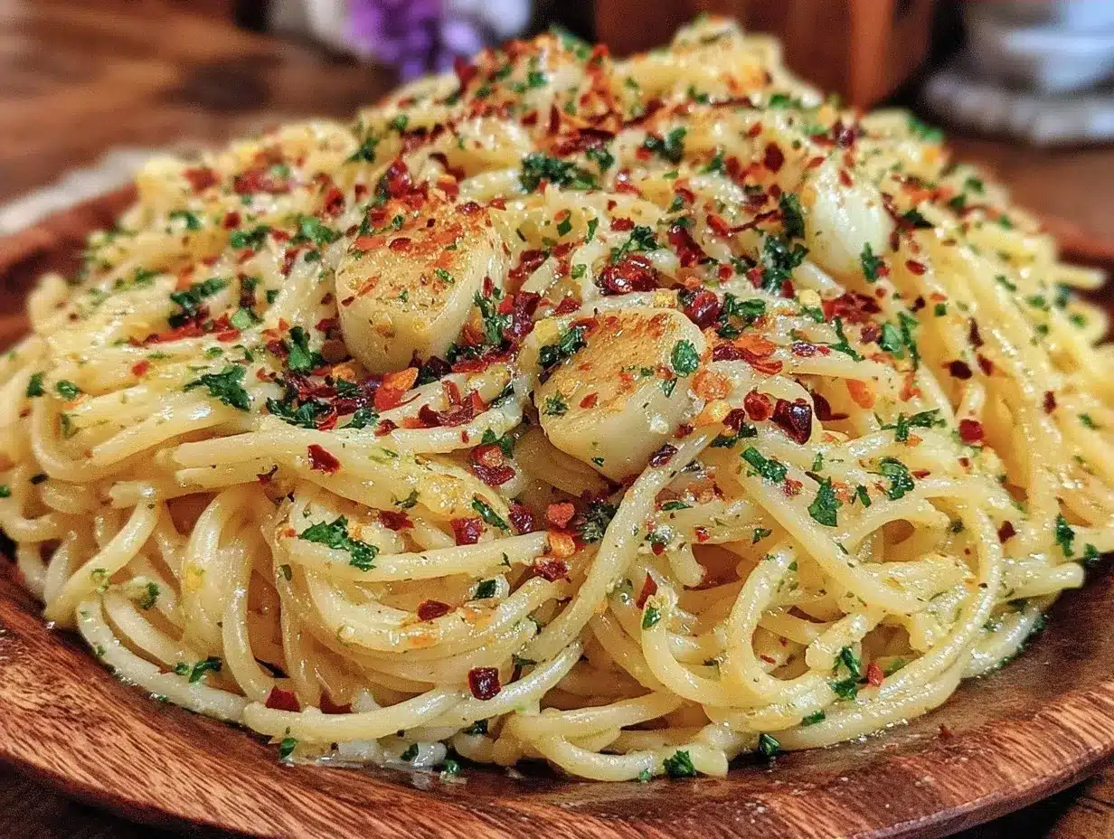 Smoked Garlic Pasta Aglio e Olio: Best Outdoor Recipe 4 Smoked Garlic Pasta Aglio e Olio preparation steps